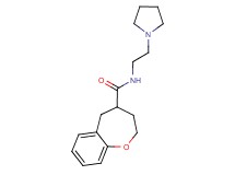 N-(2-pyrrolidin-1-ylethyl)-2,3,4,5-tetrahydro-1-benzoxepine-4-carboxamide