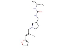 N-({1-[(2E)-3-(2-furyl)-2-methylprop-2-en-1-yl]pyrrolidin-3-yl}methyl)-N'-isopropylurea