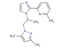 2-{1-[2-(3,5-dimethyl-1H-pyrazol-1-yl)-1-methylethyl]-1H-imidazol-2-yl}-6-methylpyridine