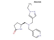 (5S)-5-{[[(1-ethyl-1H-pyrazol-4-yl)methyl](pyridin-4-ylmethyl)amino]methyl}pyrrolidin-2-one