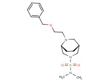 (1R*,5R*)-6-[2-(benzyloxy)ethyl]-N,N-dimethyl-3,6-diazabicyclo[3.2.2]nonane-3-sulfonamide