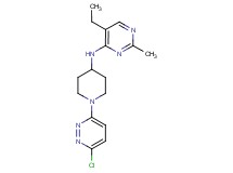N-[1-(6-chloropyridazin-3-yl)piperidin-4-yl]-5-ethyl-2-methylpyrimidin-4-amine