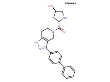 (3R,5S)-5-[(3-biphenyl-4-yl-1,4,6,7-tetrahydro-5H-pyrazolo[4,3-c]pyridin-5-yl)carbonyl]pyrrolidin-3-ol