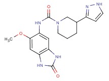 N-(6-methoxy-2-oxo-2,3-dihydro-1H-benzimidazol-5-yl)-3-(1H-pyrazol-3-yl)piperidine-1-carboxamide