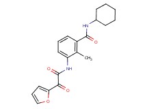 N-cyclohexyl-3-{[2-furyl(oxo)acetyl]amino}-2-methylbenzamide