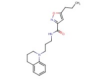 N-[3-(3,4-dihydro-1(2H)-quinolinyl)propyl]-5-propyl-3-isoxazolecarboxamide