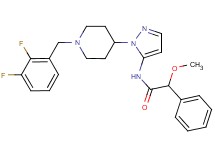 N-{1-[1-(2,3-difluorobenzyl)-4-piperidinyl]-1H-pyrazol-5-yl}-2-methoxy-2-phenylacetamide
