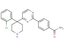 4-{4-[4-(2-chlorophenyl)-4-piperidinyl]-2-pyrimidinyl}benzamide hydrochloride