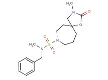 N-benzyl-N,3-dimethyl-2-oxo-1-oxa-3,8-diazaspiro[4.6]undecane-8-sulfonamide