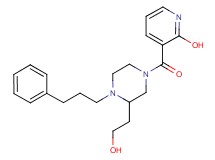 3-{[3-(2-hydroxyethyl)-4-(3-phenylpropyl)-1-piperazinyl]carbonyl}-2-pyridinol