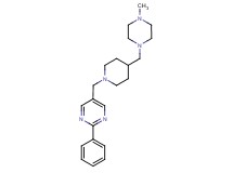 5-({4-[(4-methylpiperazin-1-yl)methyl]piperidin-1-yl}methyl)-2-phenylpyrimidine