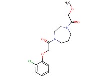 1-[(2-chlorophenoxy)acetyl]-4-(methoxyacetyl)-1,4-diazepane
