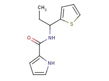 N-[1-(2-thienyl)propyl]-1H-pyrrole-2-carboxamide