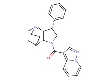 (3R*,3aR*,7aR*)-3-phenyl-1-(pyrazolo[1,5-a]pyridin-3-ylcarbonyl)octahydro-4,7-ethanopyrrolo[3,2-b]pyridine