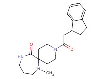 3-(2,3-dihydro-1H-inden-1-ylacetyl)-7-methyl-3,7,11-triazaspiro[5.6]dodecan-12-one