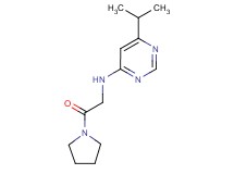 6-isopropyl-N-(2-oxo-2-pyrrolidin-1-ylethyl)pyrimidin-4-amine