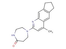 1-(4-methyl-7,8-dihydro-6H-cyclopenta[g]quinolin-2-yl)-1,4-diazepan-5-one