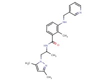 N-[2-(3,5-dimethyl-1H-pyrazol-1-yl)-1-methylethyl]-2-methyl-3-[(pyridin-3-ylmethyl)amino]benzamide