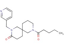 8-pentanoyl-2-(3-pyridinylmethyl)-2,8-diazaspiro[5.5]undecan-3-one