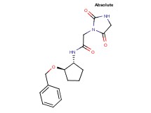 N-[(1R,2R)-2-(benzyloxy)cyclopentyl]-2-(2,5-dioxo-1-imidazolidinyl)acetamide