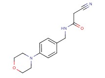2-cyano-N-[4-(4-morpholinyl)benzyl]acetamide trifluoroacetate