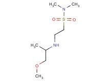 2-[(2-methoxy-1-methylethyl)amino]-N,N-dimethylethanesulfonamide