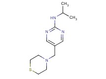 N-isopropyl-5-(thiomorpholin-4-ylmethyl)pyrimidin-2-amine