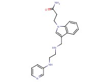 3-[3-({[2-(pyridin-3-ylamino)ethyl]amino}methyl)-1H-indol-1-yl]propanamide