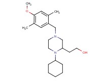 2-[1-cyclohexyl-4-(4-methoxy-2,5-dimethylbenzyl)-2-piperazinyl]ethanol