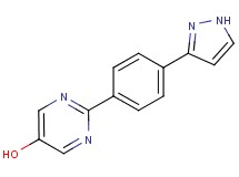 2-[4-(1H-pyrazol-3-yl)phenyl]-5-pyrimidinol