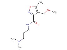 N-[3-(dimethylamino)propyl]-4-(methoxymethyl)-5-methylisoxazole-3-carboxamide