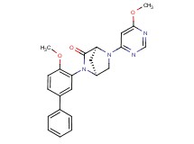 (1S*,4S*)-2-(4-methoxy-3-biphenylyl)-5-(6-methoxy-4-pyrimidinyl)-2,5-diazabicyclo[2.2.1]heptan-3-one