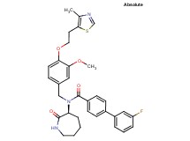 3'-fluoro-N-{3-methoxy-4-[2-(4-methyl-1,3-thiazol-5-yl)ethoxy]benzyl}-N-[(3S)-2-oxo-3-azepanyl]-4-biphenylcarboxamide