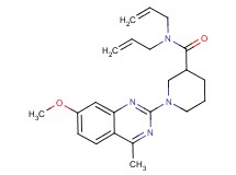 N,N-diallyl-1-(7-methoxy-4-methyl-2-quinazolinyl)-3-piperidinecarboxamide