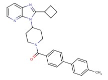 2-cyclobutyl-3-{1-[(4'-methyl-4-biphenylyl)carbonyl]-4-piperidinyl}-3H-imidazo[4,5-b]pyridine