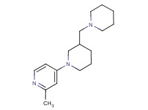 2-methyl-4-[3-(1-piperidinylmethyl)-1-piperidinyl]pyridine