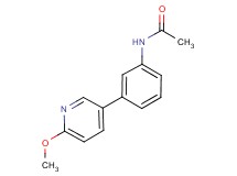 N-[3-(6-methoxypyridin-3-yl)phenyl]acetamide