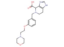 5-{3-[2-(4-morpholinyl)ethoxy]benzyl}-4,5,6,7-tetrahydro-1H-imidazo[4,5-c]pyridine-4-carboxylic acid