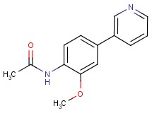 N-[2-methoxy-4-(3-pyridinyl)phenyl]acetamide