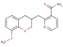 2-[(8-methoxy-3,4-dihydro-2H-chromen-3-yl)methyl]nicotinamide