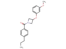 3-(3-methoxyphenoxy)-1-(4-propylbenzoyl)azetidine