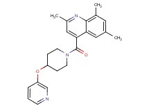 2,6,8-trimethyl-4-{[4-(3-pyridinyloxy)-1-piperidinyl]carbonyl}quinoline
