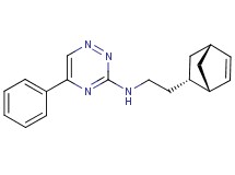 N-{2-[(1S*,2S*,4S*)-bicyclo[2.2.1]hept-5-en-2-yl]ethyl}-5-phenyl-1,2,4-triazin-3-amine