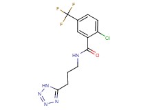 2-chloro-N-[3-(1H-tetrazol-5-yl)propyl]-5-(trifluoromethyl)benzamide