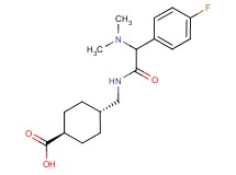 trans-4-({[(dimethylamino)(4-fluorophenyl)acetyl]amino}methyl)cyclohexanecarboxylic acid