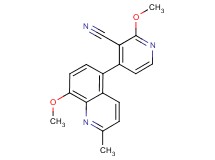 2-methoxy-4-(8-methoxy-2-methylquinolin-5-yl)nicotinonitrile