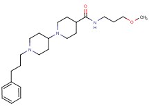 N-(3-methoxypropyl)-1'-(3-phenylpropyl)-1,4'-bipiperidine-4-carboxamide