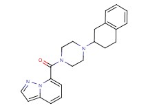 7-{[4-(1,2,3,4-tetrahydro-2-naphthalenyl)-1-piperazinyl]carbonyl}pyrazolo[1,5-a]pyridine