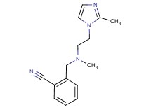 2-({methyl[2-(2-methyl-1H-imidazol-1-yl)ethyl]amino}methyl)benzonitrile