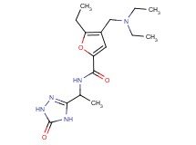 4-[(diethylamino)methyl]-5-ethyl-N-[1-(5-oxo-4,5-dihydro-1H-1,2,4-triazol-3-yl)ethyl]-2-furamide